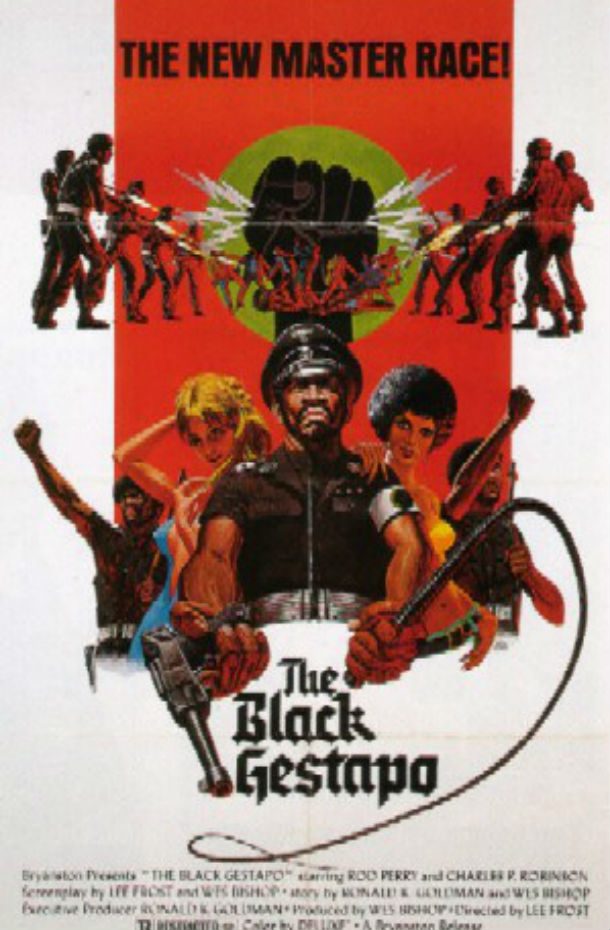 black gestapo poster