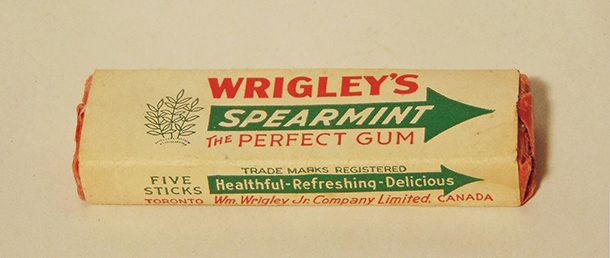 A_pack_of_chewing_gum,_Wrigley's,_1940s