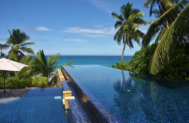 Seychelles infinity pool