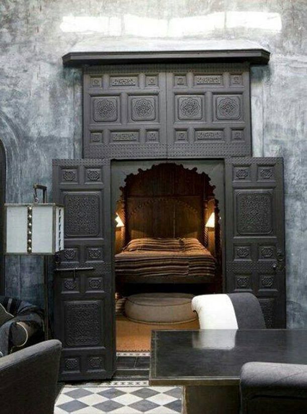 hidden bed room
