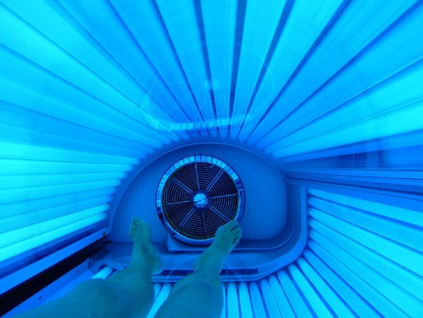 tanning booth