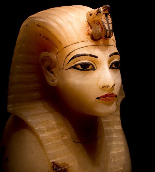 Tutankhamun's head