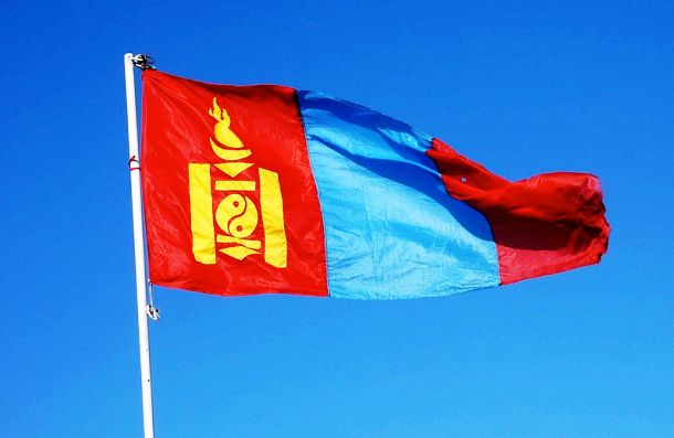 flag of Mongolia 