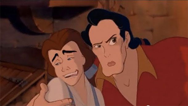 Beauty and the Beast face swap