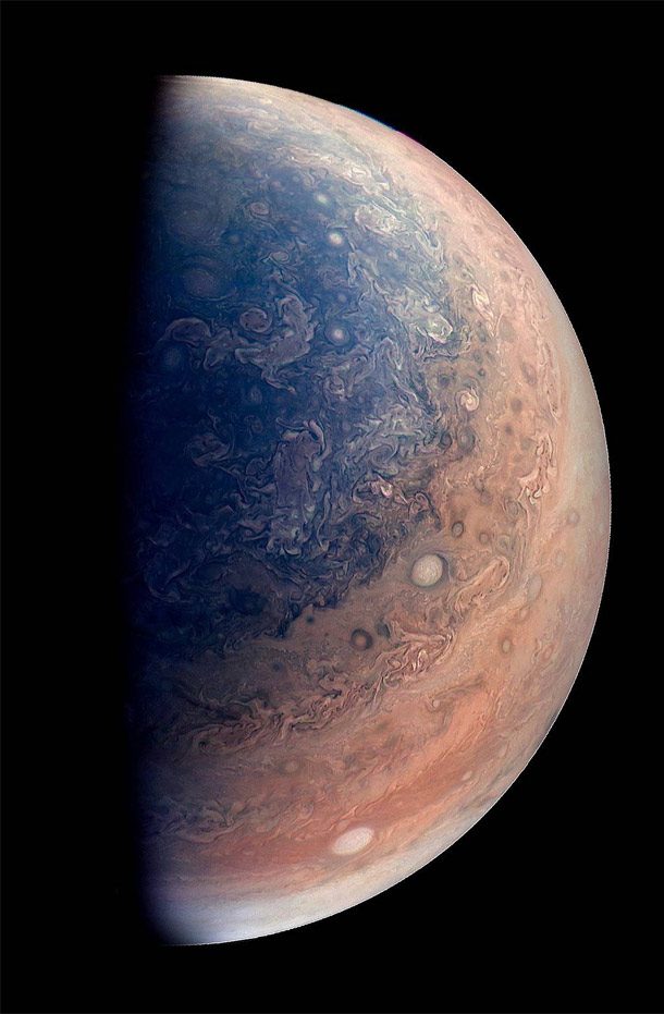 Image of Juno Approaching Jupiter