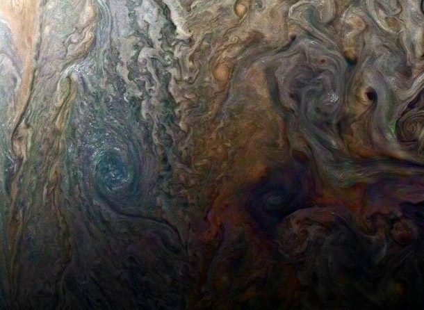 A mysterious dark spot on Jupiter