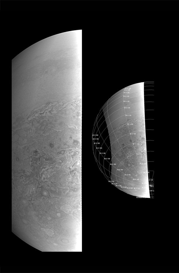 Close-up of Jupiter's Southern Hemisphere