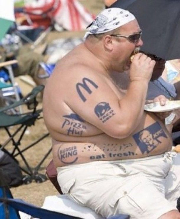 fast food tattoos