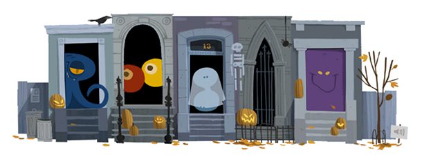 halloween doodle