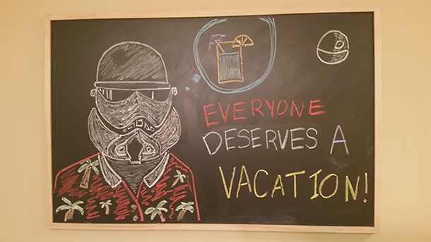 star wars vacation art