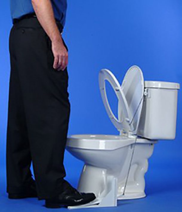 toilet seat pedal