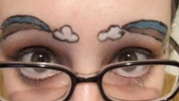 cloud eyebrows