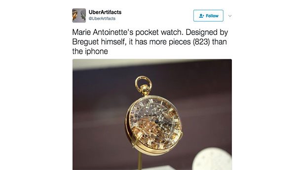 Marie-Antoinette pocket watch
