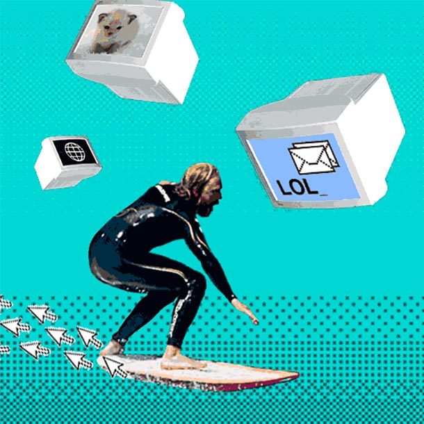 surfing web