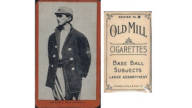 Joe Jackson, Baseball, 1910 Old Mill Tobacco T210