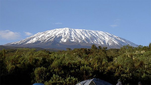 Mt. Kilimanjaro's peak