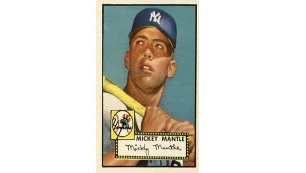 Mickey Mantle, Baseball, 1952 Topps