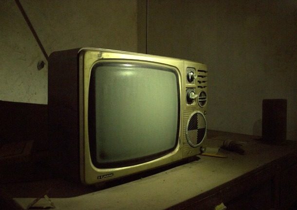 monochrome television
