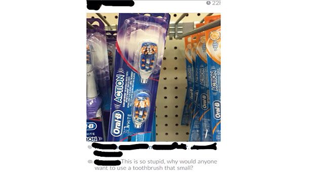 small toothbrush