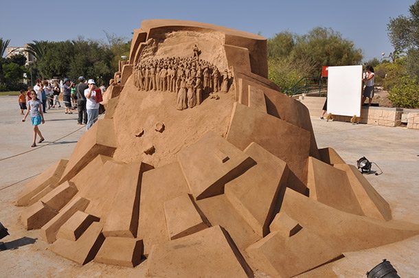 israel sand castle