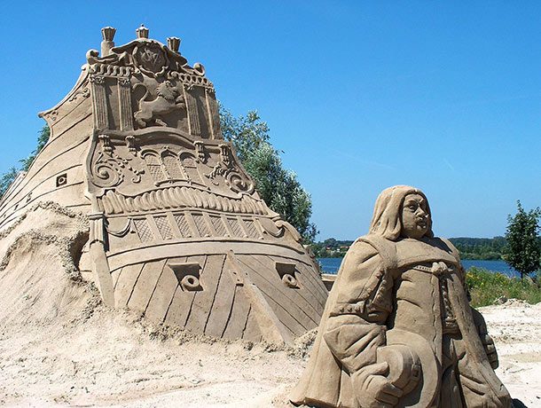 sandcastle ship