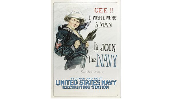 Gee!! I wish I were a man. I'd join the US Navy.
