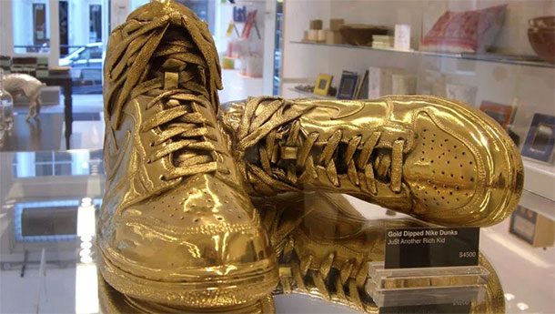 Gold-Dipped Nike Dunks