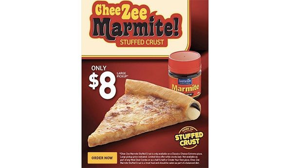 Marmite Stuffed Pizza