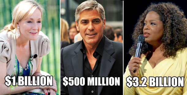 25 richest celebrities with the highest net worth