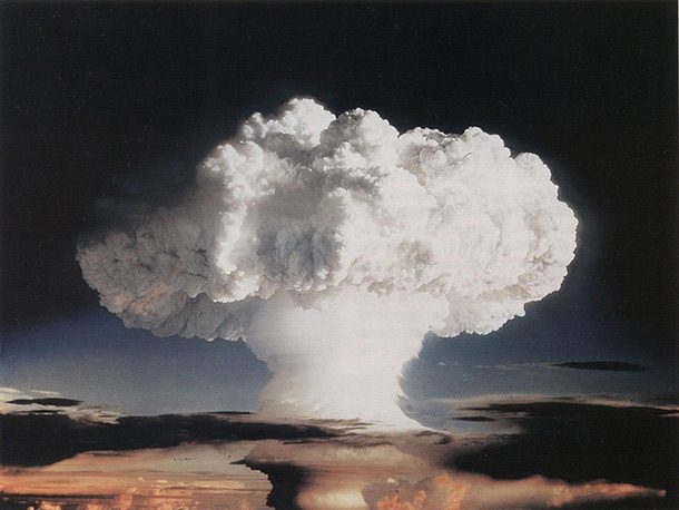 h bomb explosion