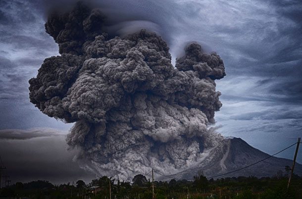 massive eruption