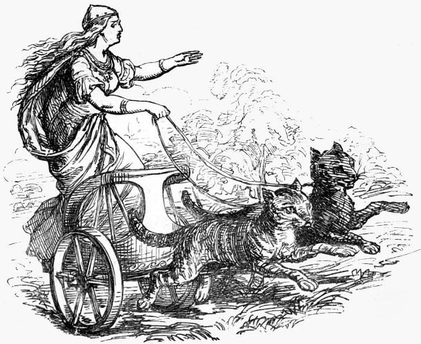 Freyja_riding_with_her_cats_(1874)