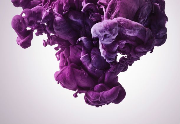 purple swirl paint