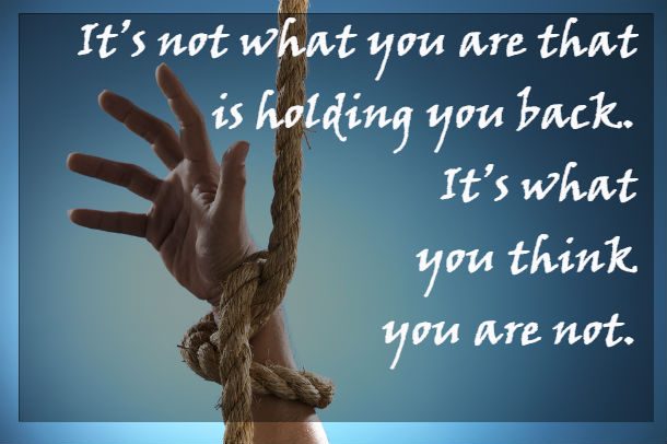what holds you back quote