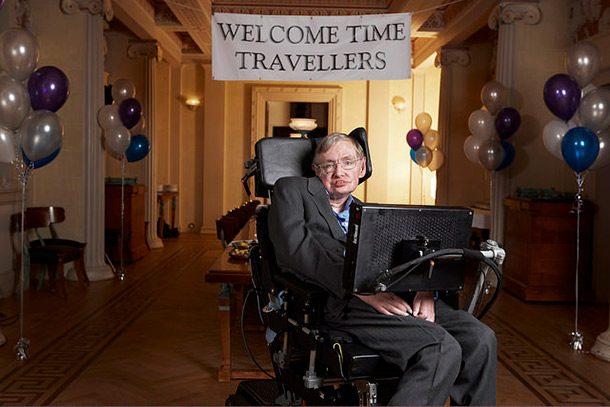 hawking time travel party