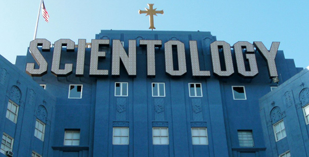 A building with a cross on top, facts about scientology