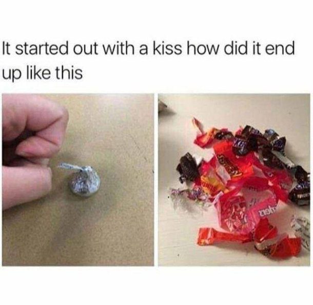 started with a kiss