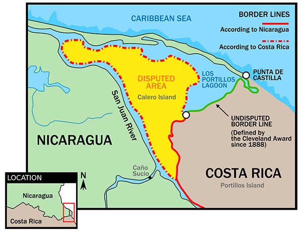 costa rica nicaragua