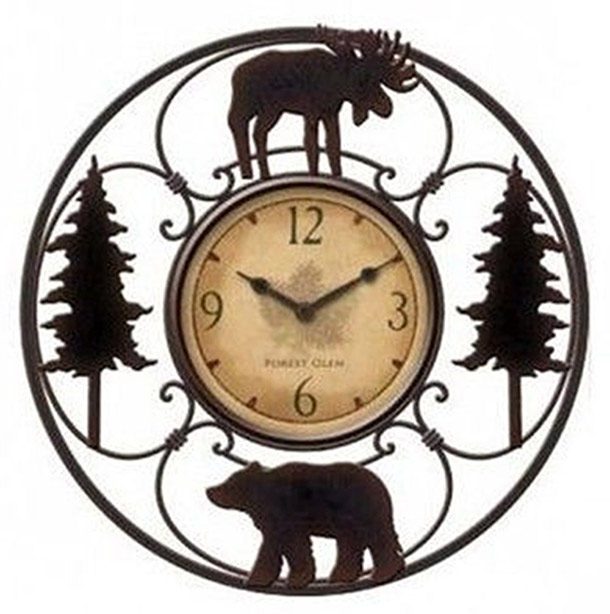 wildlife wall clock