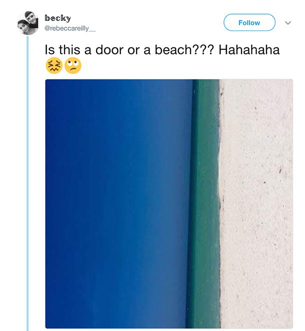 beach or door