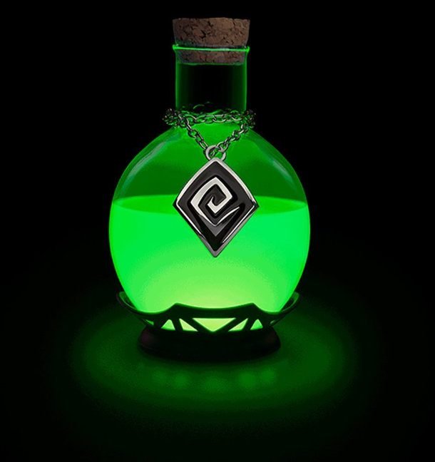 green potion lamp