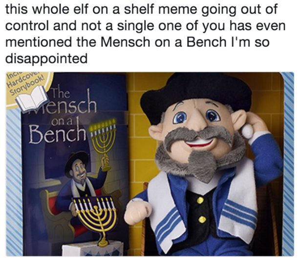 mench on a bench