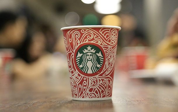 Starbucks Christmas cup
