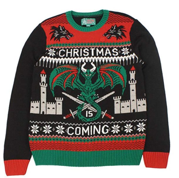 dragon christmas sweater