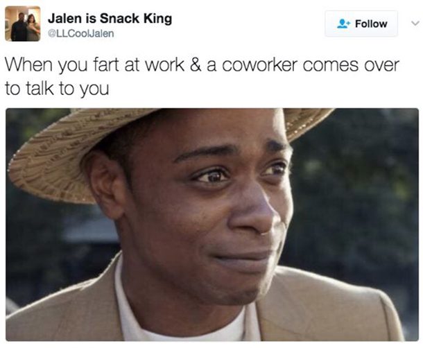 fart at work