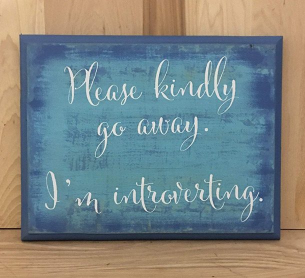 introvert sign