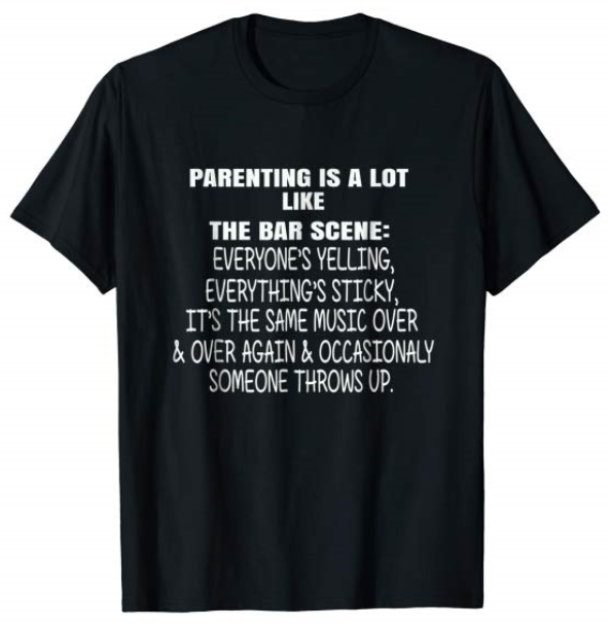 parenting is like a bar scene