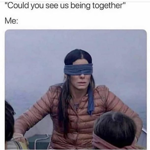 could you see us being together birdbox