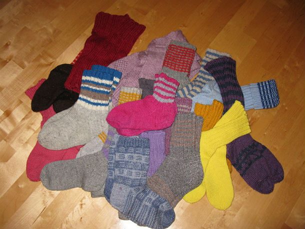 socks on floor