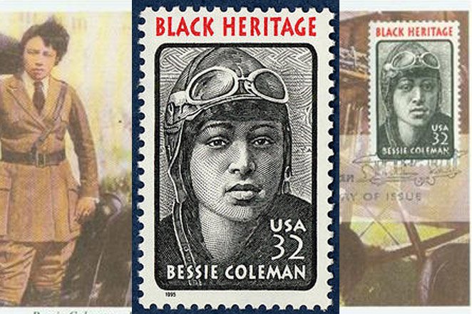 Bessie Coleman Stamp